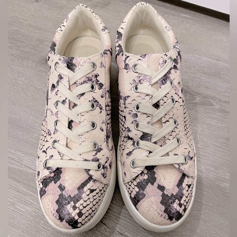 Steve Madden Platform ‘Bertie’ Python Tennis Shoe… - image 5